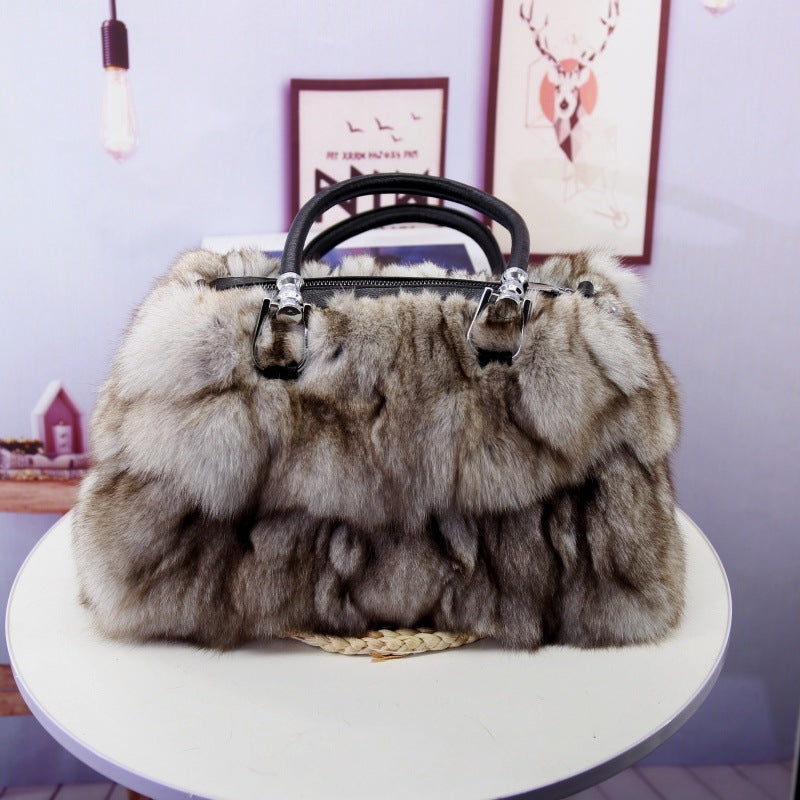 Autumn And Winter Fox Fur Bag Women